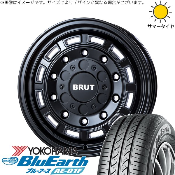 シエンタ 10系 195/55R16 ホイールセット | ブルーアース AE-01F \u0026 ブルート BR-70 16インチ 5穴100