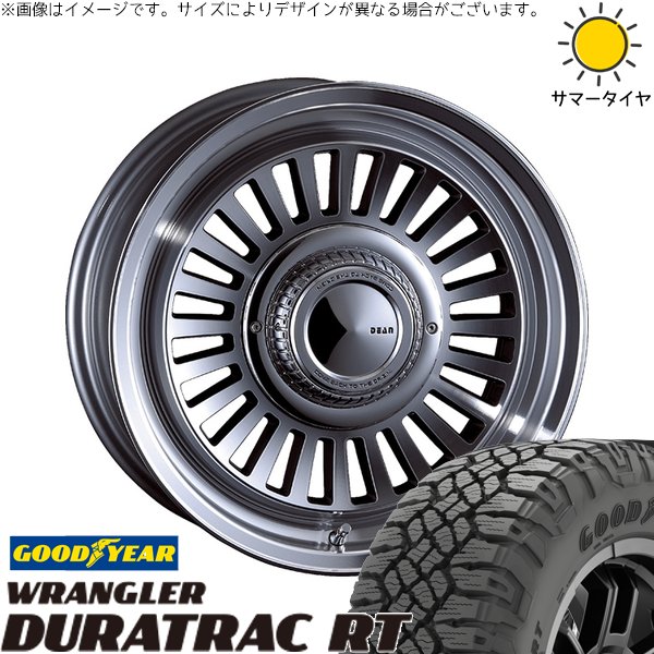 ハイラックスサーフ 265/70R16 ホイールセット | ラングラー デュラトラック RT \u0026 ディーン カリフォルニア 16インチ 6穴139.7