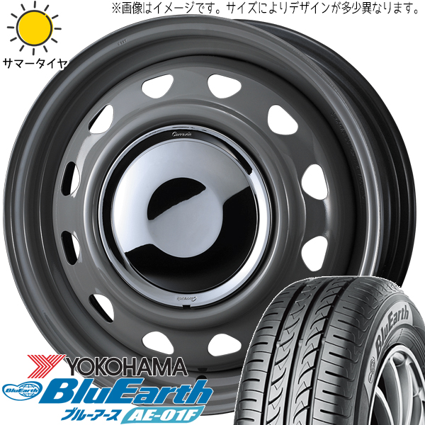 165/70R14 サマータイヤホイールセット ソリオ etc (YOKOHAMA BluEarth AE01F neoCarrow 4穴 100) : carrow gr 144545 ae01f 1657014 : オールテレーン(タイヤ ホイール専門店)