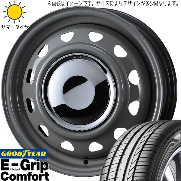 タント NBOX サクラ 155/65R14 グッドイヤー コンフォート ネオキャロ 14インチ 4.5J +45 4H100P サマータイヤ ホイール 4本SET :carrow gr 144545 egcom 1556514:TireShop All Terrain