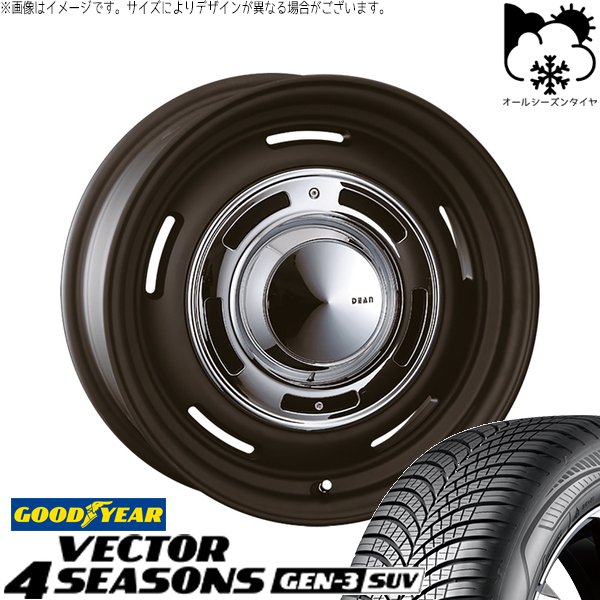 GN アウトランダー 235/60R18 オールシーズン | ベクター4シーズンズ GEN-3 SUV \u0026 ディーン クロスカントリー 18インチ 5穴114.3