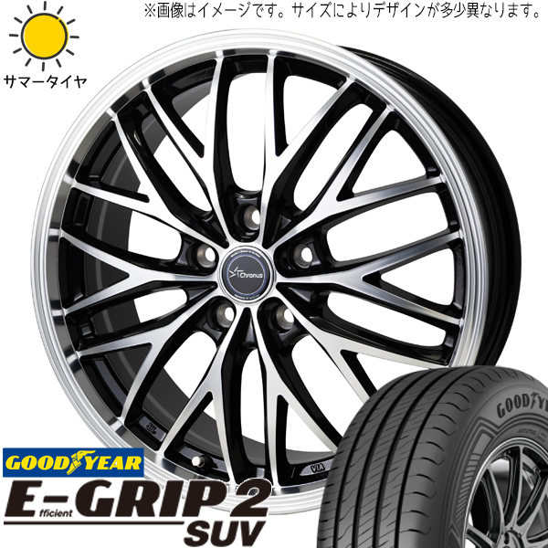 NX ヴァンガード ハリアー 235/55R18 グッドイヤー 2 クロノス CH 113 18インチ 7.0J +38 5H114.3P サマータイヤ ホイール 4本SET :ch113 187038 eg2s 23555:TireShop All Terrain