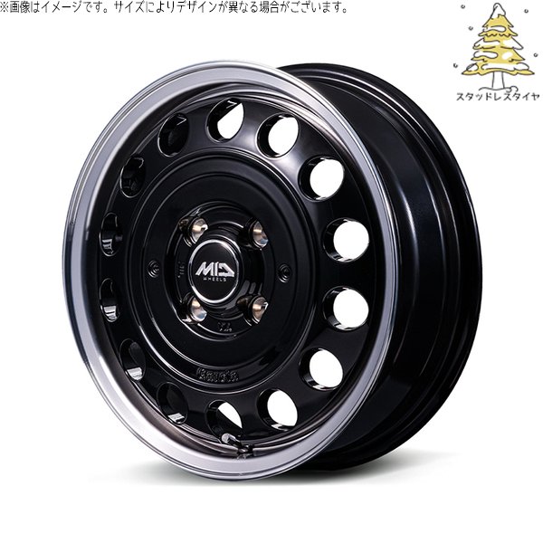 モコ パレット ミラ 165/55R14 スタッドレス | おすすめ輸入タイヤ \u0026 MIDホイール ガルシア シスコ タイプ2 14インチ 4穴100