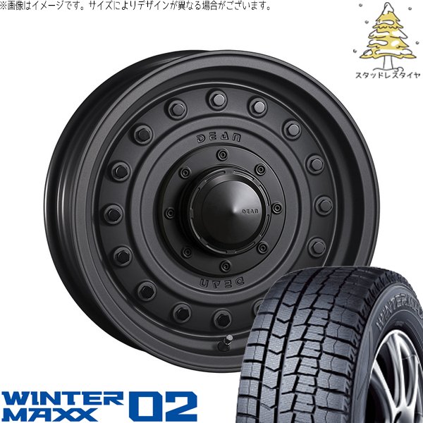 WINTER MAXX - 足どり手押し車 205/60R16 スタッドレス | ウィンターマックス02 \u0026 ディーン コロラド 16in 5穴114.3 冬タイヤ、ホイールセット-自動車