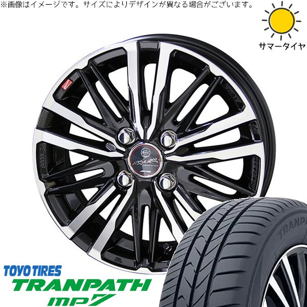 タフト ハスラー ソリオ 165/65R15 ホイールセット | トランパス MP7 \u0026 スマック クレスト 15インチ 4穴100