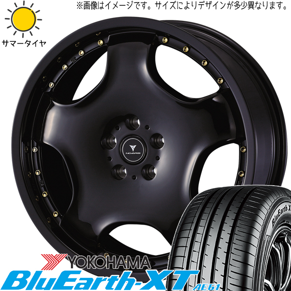 アウトランダー デリカ 225/55R18 Y/H ブルーアース XT AE61 アセット D1 18インチ 7.0J +40 5H114.3P サマータイヤ ホイール 4本SET :d1 gd 187038 ae61 22555:TireShop All Terrain