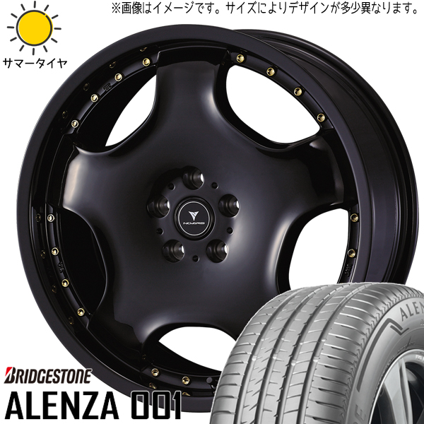 アルファード 235/50R18 ブリヂストン アレンザ001 アセット D1 18インチ 7.0J +40 5H114.3P サマータイヤ ホイール 4本SET :d1 gd 187038 ale001 23550:TireShop All Terrain