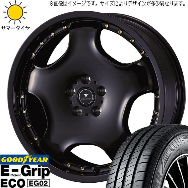 ハイエース 215/65R16 グッドイヤー エフィシェントグリップ EG02 アセット D1 16インチ 6.5J +38 6H139.7P サマータイヤ ホイール 4本SET :d1 gd 166538 eg02 21565:TireShop All Terrain