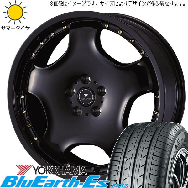 アルファード 225/50R18 ヨコハマタイヤ ブルーアース Es ES32 アセット D1 18インチ 7.0J +40 5H114.3P サマータイヤ ホイール 4本SET :d1 gd 187038 es32 22550:TireShop All Terrain