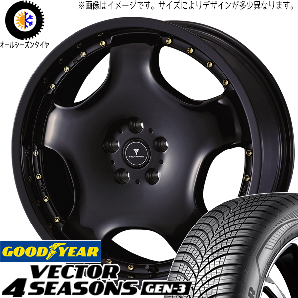 アウトランダー デリカ 225/55R18 GY ベクター GEN3 アセット D1 18インチ 7.0J +40 5H114.3P オールシーズンタイヤ ホイール 4本SET :d1 gd 187038 vegen3 22555:TireShop All Terrain