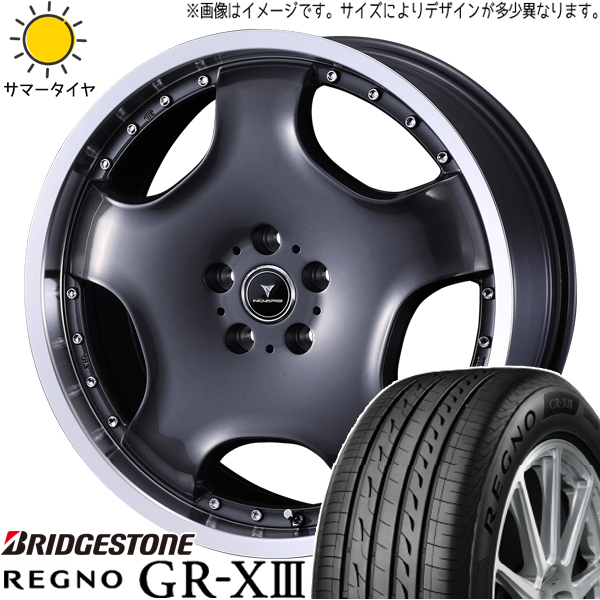 アウトランダー デリカ 225/55R18 ブリヂストン REGNO GRX3 アセット D1 18インチ 8.0J +42 5H114.3P サマータイヤ ホイール 4本SET :d1 gm 188042 grx3 22555:TireShop All Terrain