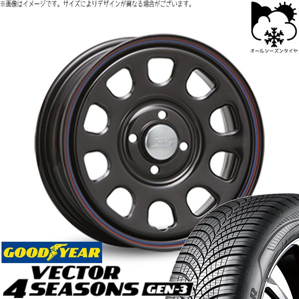 プロボックス サクシード 185/65R15 オールシーズン | ベクター4シーズンズ GEN-3 \u0026 デイトナ SS 15インチ 4穴100