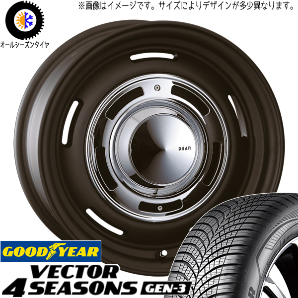 86 プリウス インプレッサ 205/55R16 GY ベクター GEN3 DEAN CC 16インチ 6.5J +43 5H100P オールシーズンタイヤ ホイール 4本SET :cc sb 1665 vegen3 20555:TireShop All Terrain