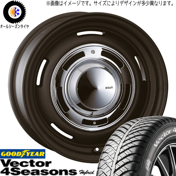 NV200 デリカD3 185/70R14 グッドイヤー ベクター HB DEAN CC 14インチ 5.0J +43 4H114.3P オールシーズンタイヤ ホイール 4本SET :cc sb 1450414 vehb 1857014:TireShop All Terrain