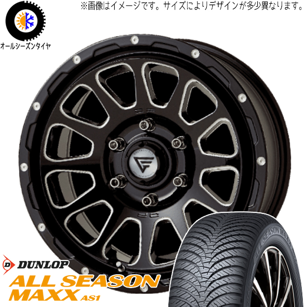 215/60R16 オールシーズンタイヤホイールセット クラウン etc (DUNLOP AS1 & DELTAFORCE OVAL 5穴 114.3)｜tireshop