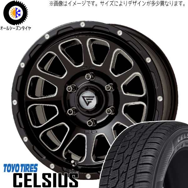 ハイエース 215/65R16 トーヨータイヤ セルシアス デルタフォース 16インチ 7.0J +38 6H139.7P オールシーズンタイヤ ホイール 4本SET :oval bkc 167038 cel 21565:TireShop All Terrain