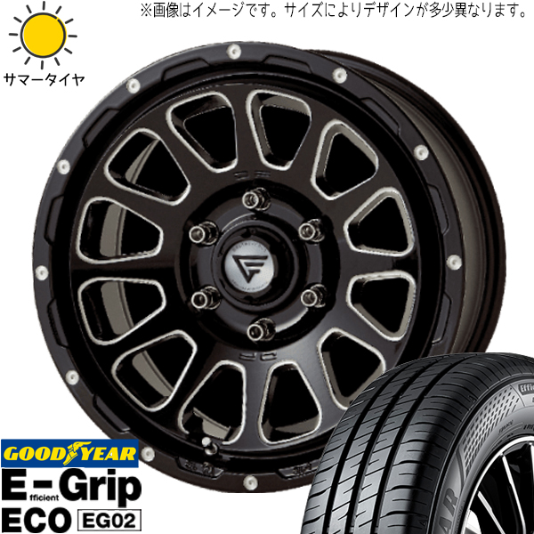 プリウスα 205/60R16 グッドイヤー EG02 デルタフォース 16インチ 7.0J +35 5H114.3P サマータイヤ ホイール 4本SET :oval bkc 167042 eg02 20560:TireShop All Terrain