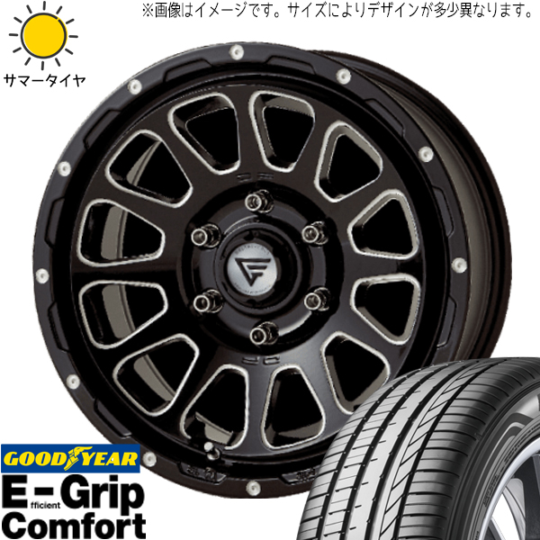 キックス ジューク 205/65R16 グッドイヤー コンフォート デルタフォース 16インチ 7.0J +38 5H114.3P サマータイヤ ホイール 4本SET :oval bkc 167038 egcom 20565:TireShop All Terrain