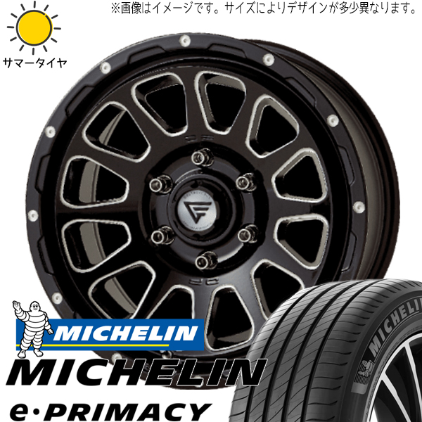 マーク2 シルビア 205/55R16 ミシュラン E・プライマシー デルタフォース 16インチ 7.0J +35 5H114.3P サマータイヤ ホイール 4本SET :oval bkc 167042 epri 20555:TireShop All Terrain