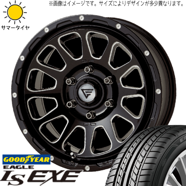 ジューク YF15 215/55R17 グッドイヤー EAGLE LS EXE デルタフォース 17インチ 8.0J +35 5H114.3P サマータイヤ ホイール 4本SET :oval bkc 178035 exe 21555:TireShop All Terrain