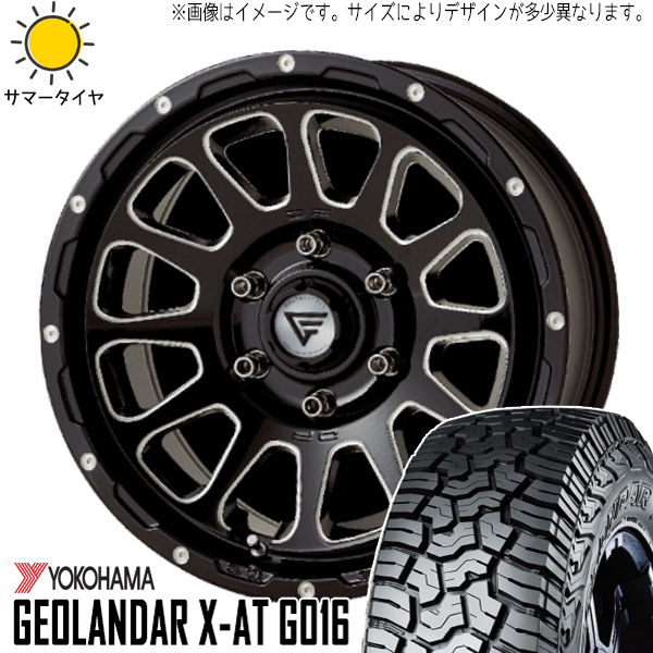 ハイエース 215/70R16 ヨコハマタイヤ ジオランダー X AT G016 デルタフォース 16インチ 7.0J +38 6H139.7P サマータイヤ ホイール 4本SET :oval bkc 167038 g016 21570:TireShop All Terrain