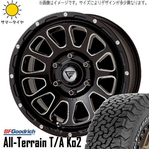 265/65R17 サマータイヤホイールセット プラド etc (BFGoodrich All-Terrain KO2 & DELTAFORCE OVAL 6穴 139.7)｜tireshop