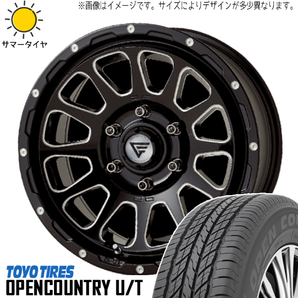 ハイエース 215/70R16 トーヨータイヤ オープンカントリー U/T デルタフォース 16インチ 7.0J +38 6H139.7P サマータイヤ ホイール 4本SET :oval bkc 167038 oput 21570:TireShop All Terrain