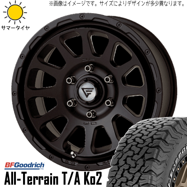 265/65R17 サマータイヤホイールセット プラド etc (BFGoodrich All-Terrain KO2 & DELTAFORCE OVAL 6穴 139.7)｜tireshop