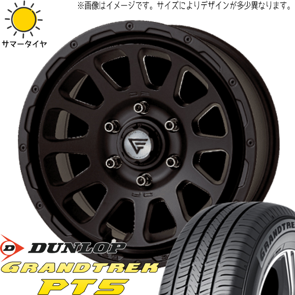 265/65R17 サマータイヤホイールセット プラド etc (DUNLOP GRANDTREK PT5 & DELTAFORCE OVAL 6穴 139.7)｜tireshop