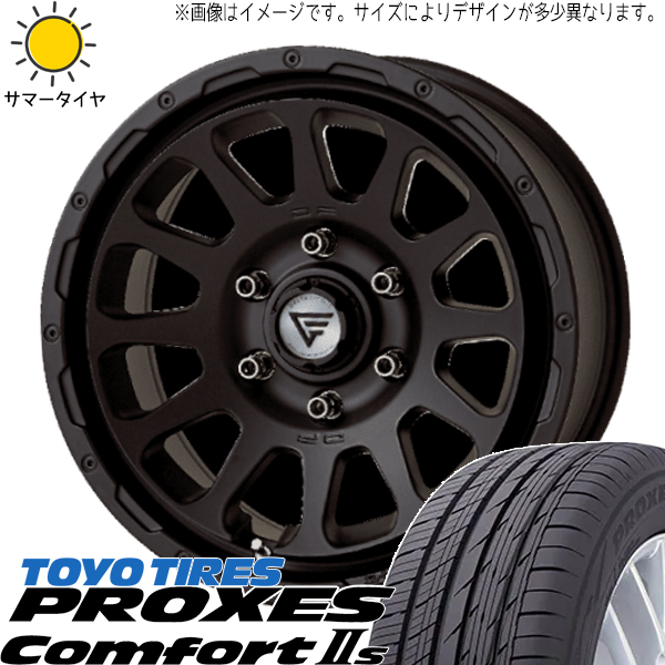 ジューク 215/55R17 ホイールセット | トーヨー プロクセス 2S \u0026 デルタフォース オーバル 17インチ 5穴114.3