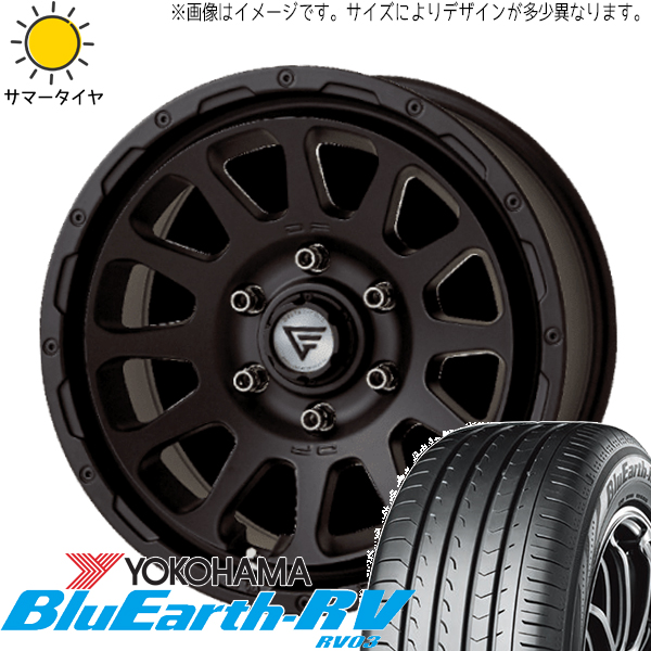 クラウン 215/60R16 ホイールセット | ヨコハマ ブルーアース RV03 \u0026 デルタフォース オーバル 16インチ 5穴114.3