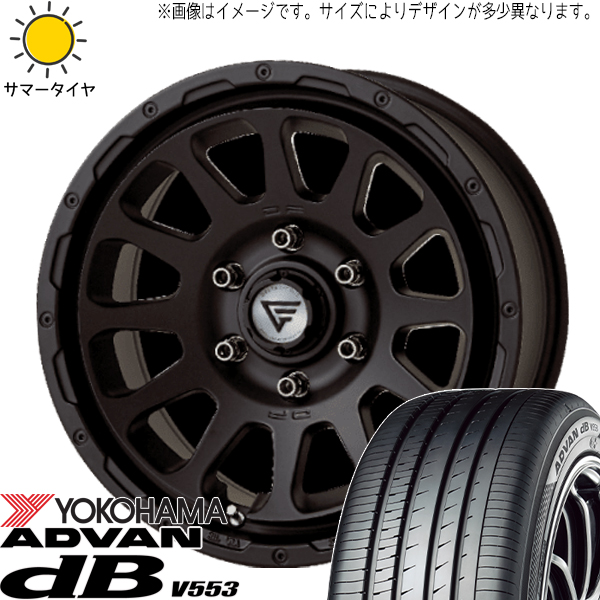 クラウン CX 3 デリカ 215/60R16 Y/H アドバン デシベル V553 デルタフォース 16インチ 7.0J +35 5H114.3P サマータイヤ ホイール 4本SET :oval sb 167042 v553 21560:TireShop All Terrain