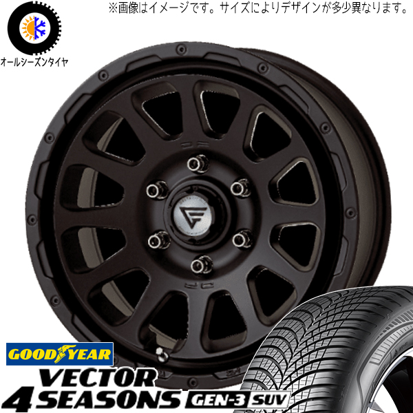 NX ハリアー ヴァンガード 225/65R17 GY ベクター デルタフォース 17インチ 8.0J +35 5H114.3P オールシーズンタイヤ ホイール 4本SET :oval sb 178035 vegen3s 22565:TireShop All Terrain