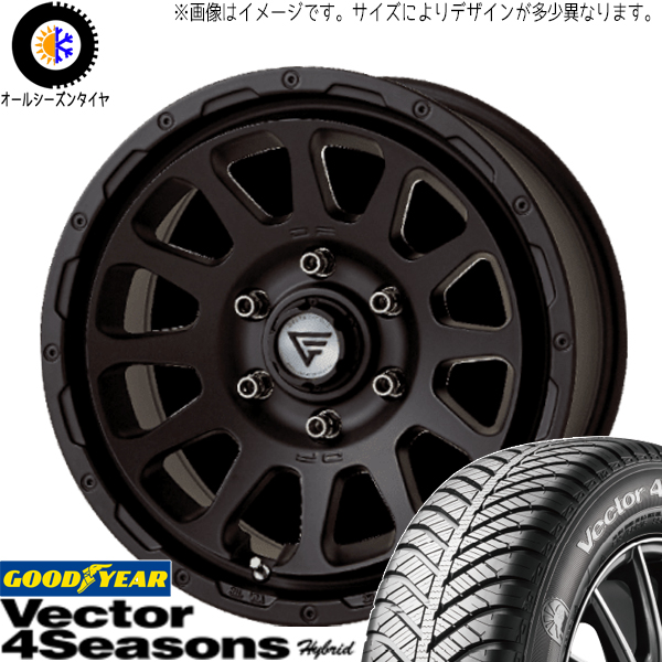 プリウスα 205/60R16 グッドイヤー ベクター HB デルタフォース 16インチ 7.0J +35 5H114.3P オールシーズンタイヤ ホイール 4本SET :oval sb 167042 vehb 20560:TireShop All Terrain