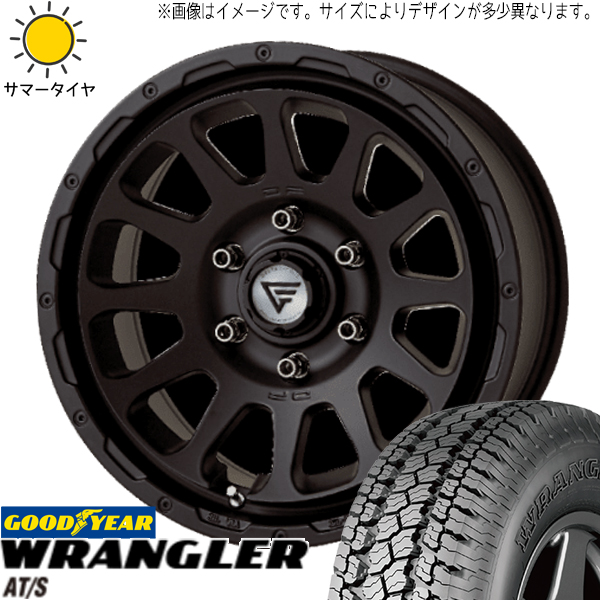 スズキ ジムニー 225/70R16 グッドイヤー ラングラー A/T S デルタフォース 16インチ 5.5J +20 5H139.7P サマータイヤ ホイール 4本SET :oval sb 165522 wrats 22570:TireShop All Terrain