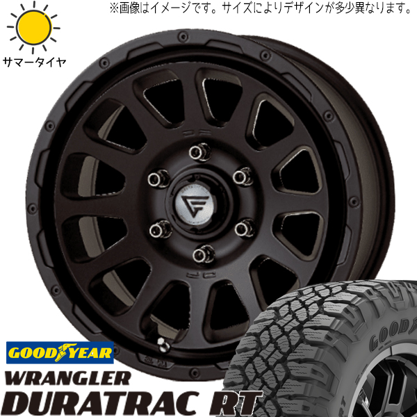 スズキ ジムニー 225/75R16 グッドイヤー ラングラー R/T デルタフォース 16インチ 5.5J +20 5H139.7P サマータイヤ ホイール 4本SET :oval sb 165522 wrrt 22575:TireShop All Terrain