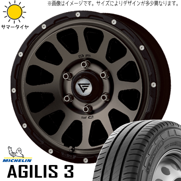 225/75R16 サマータイヤホイールセット ジムニー JB64 JB23 etc (MICHELIN Agilis3 & DELTAFORCE OVAL 5穴 139.7)｜tireshop