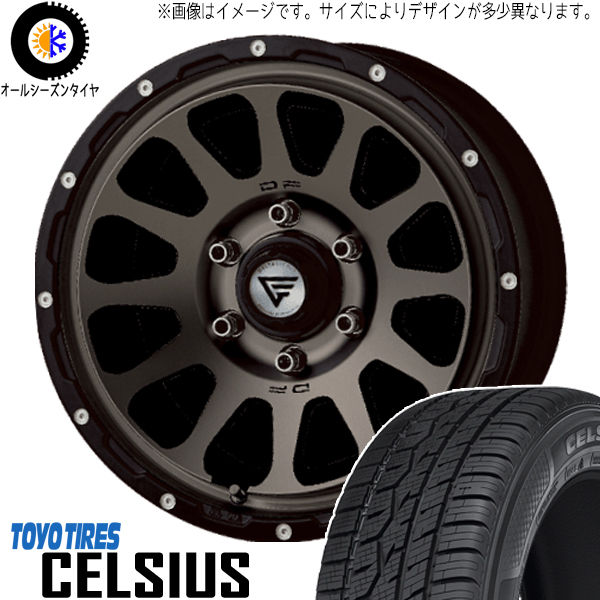 プリウスα 205/60R16 トーヨータイヤ セルシアス デルタフォース 16インチ 7.0J +35 5H114.3P オールシーズンタイヤ ホイール 4本SET :oval msp 167042 cel 20560:TireShop All Terrain