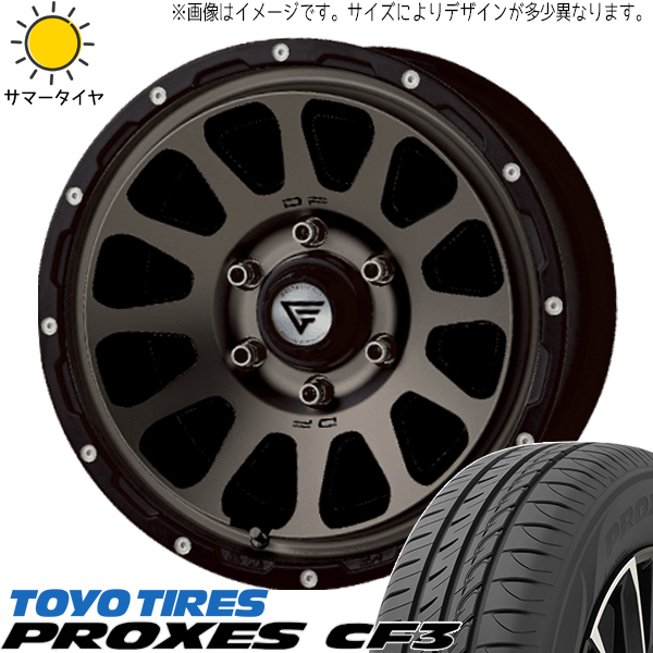 クラウン CX 3 デリカ 215/60R16 TOYO プロクセス CF3 デルタフォース 16インチ 7.0J +35 5H114.3P サマータイヤ ホイール 4本SET :oval msp 167042 cf3 21560:TireShop All Terrain