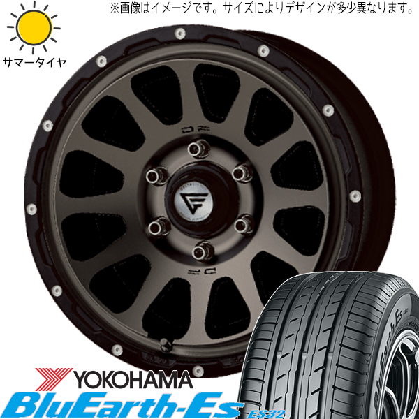 215/60R16 サマータイヤホイールセット クラウン etc (YOKOHAMA BluEarth ES32 & DELTAFORCE OVAL 5穴 114.3)｜tireshop