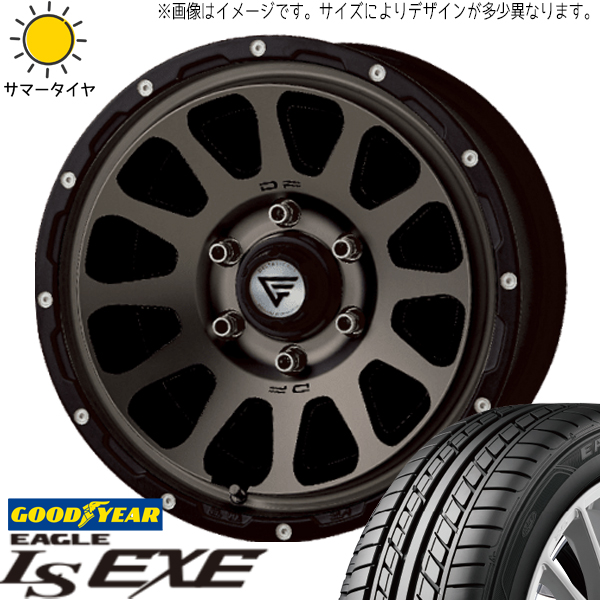 ジューク YF15 215/55R17 グッドイヤー EAGLE LS EXE デルタフォース 17インチ 8.0J +35 5H114.3P サマータイヤ ホイール 4本SET :oval msp 178035 exe 21555:TireShop All Terrain