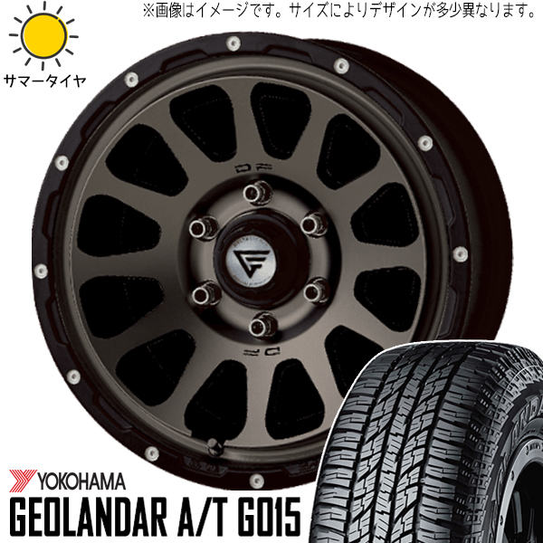 215/60R16 サマータイヤホイールセット クラウン etc (YOKOHAMA GEOLANDAR AT & DELTAFORCE OVAL 5穴 114.3) | GEOLANDAR