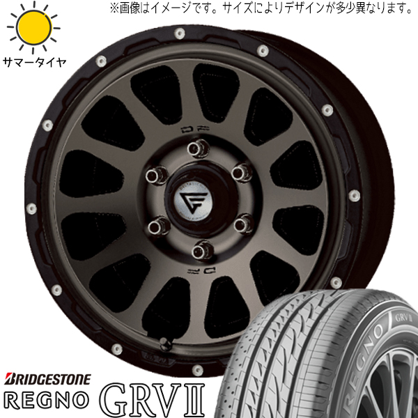 エクストレイル 215/60R17 ブリヂストン レグノ GRV2 デルタフォース 17インチ 8.0J +35 5H114.3P サマータイヤ ホイール 4本SET :oval msp 178035 grv2 21560:TireShop All Terrain