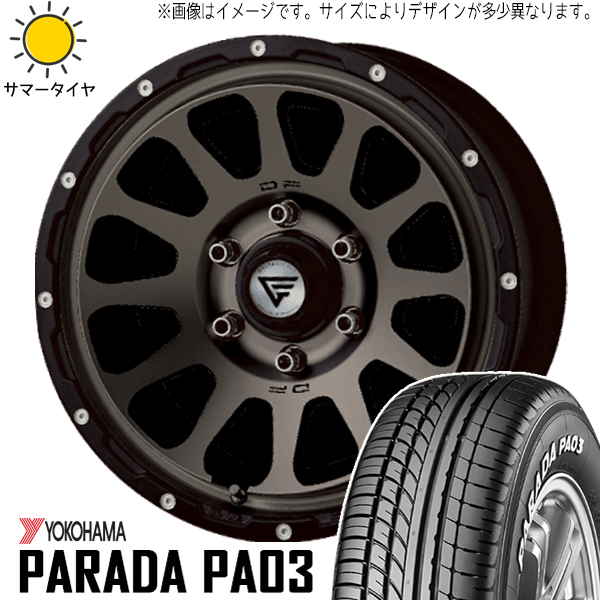 ハイエース 215/65R16 109/107 ヨコハマタイヤ パラダ PA03 デルタフォース 16インチ 7.0J +38 6H139.7P サマータイヤ ホイール 4本SET :oval msp 167038 pa03 2156516:TireShop All Terrain