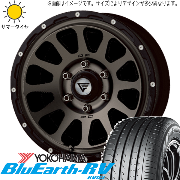 アルファード 215/65R16 ヨコハマタイヤ ブルーアース RV RV03 デルタフォース 16インチ 7.0J +35 5H114.3P サマータイヤ ホイール 4本SET :oval msp 167042 rv03 21565:TireShop All Terrain