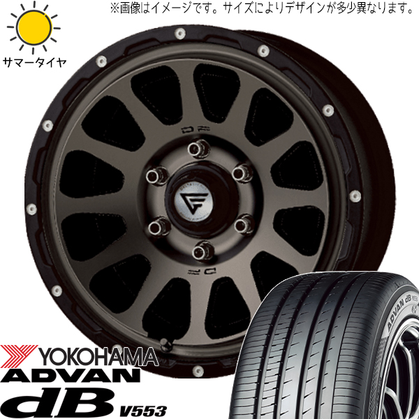 プリウスα 205/60R16 ヨコハマタイヤ アドバン デシベル V553 デルタフォース 16インチ 7.0J +35 5H114.3P サマータイヤ ホイール 4本SET :oval msp 167042 v553 20560:TireShop All Terrain