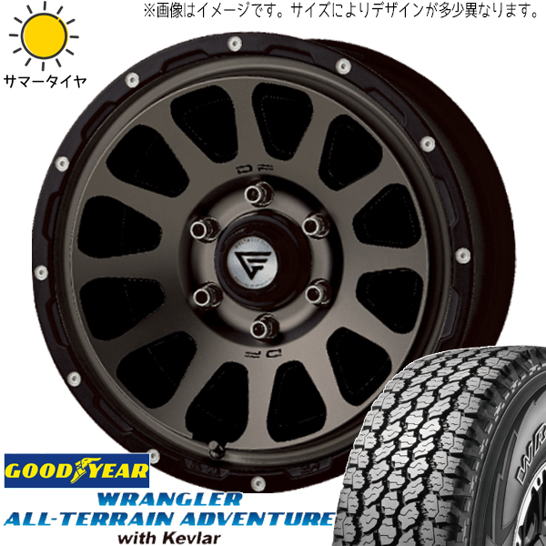 スズキ ジムニー 215/70R16 グッドイヤー ラングラー Kevlar デルタフォース 16インチ 5.5J +20 5H139.7P サマータイヤ ホイール 4本SET :oval msp 165522 wrklr 21570:TireShop All Terrain