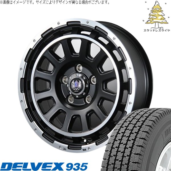 ハイエース専用 195/80R15 スタッドレス | デルベックス 935 \u0026 バーンズテック DH-ストリーム 15インチ 6穴139.7