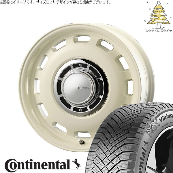プリウス シエンタ 10系 195/65R15 スタッドレス | ヴァイキングコンタクト8 \u0026 クロスブラッド ディーゼル 15インチ 5穴100