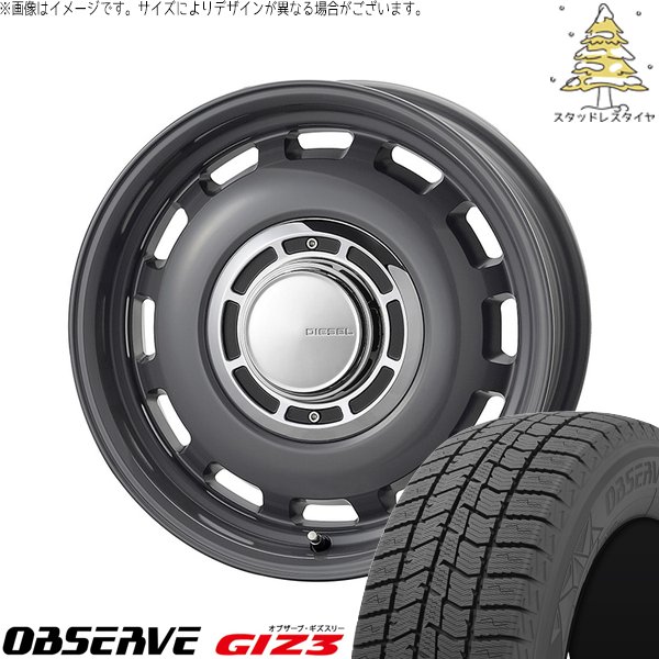 OBSERVE - ソリオ MA26 MA36 デリカ 165/70R14 スタッドレス | オブザーブ GIZ3 \u0026 クロスブラッド ディーゼル 14in 4穴100 車、バイク、自転車-タイヤ、ホイール